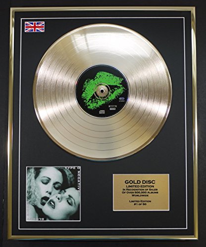 Type O Negative/CD GOLD DISC Record Limitierte Edition/Bloody Kisses von Limited Edition Cd Gold Disc