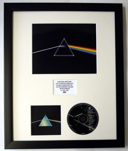 PINK FLOYD/Darstellung mit Foto und CD | Limited Edition des Albums DARK SIDE OF THE MOON von Everythingcollectible