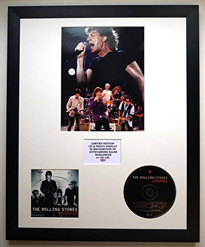 Everythingcollectible The Rolling Stones/Foto & CD Display LTD. Edition of The Album Stripped von Everythingcollectible