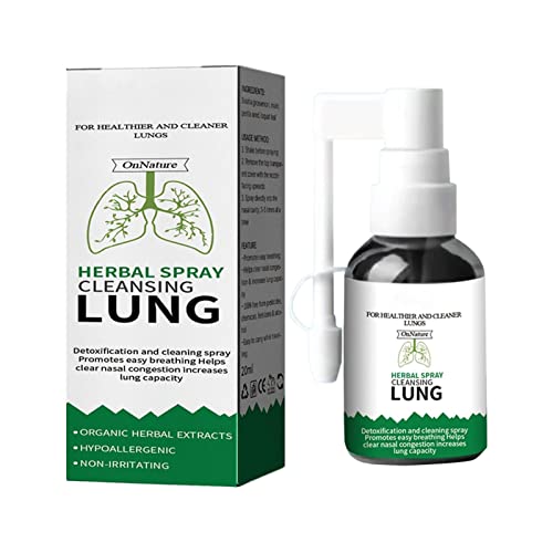 Limitoll Lungenreinigungsspray - Safe Herbal Cleansing Lung Spray Atemerfrischungsspray,20ml Natural Herbal Essence Cleansing Lung Spray zur Förderung Einer leichten Atmung von Limitoll