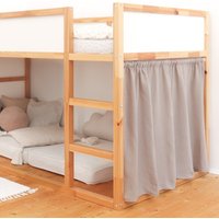 Gardine/Vorhang | 1 Stück Für Ikea Kura Bett Beige von Limmaland