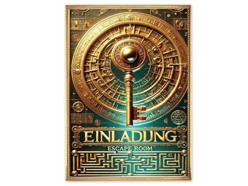 Limonia 6 Einladungskarten zum Kindergeburtstag - Geburtstagseinladung Escape Room Einladung zum Geburtstag Kinderparty Detektiv Rätselparty für Jungs und Mädchen Kinder und Erwachsene Unisex Limonia 6 Einladungskarten zum Kindergeburtstag - Geburtstagseinladung Escape Room Einladung zum Geburtstag Kinderparty Detektiv Rätselparty für Jungs und Mädchen Kinder und Erwachsene Unisex von Limonia