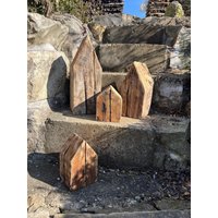 Häuschen Set | Frühlingsdeko Dekohäuser Familienhäuser Frühling von LimosTonwerk