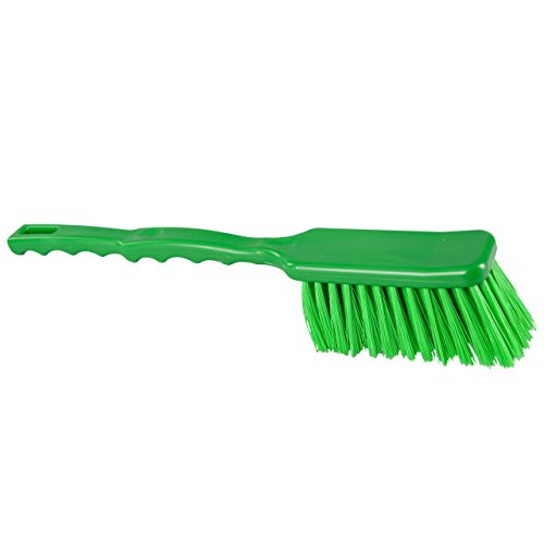 Limpiado Handfeger Stielbürste XL hart HACCP IFS Lebensmittelecht aus Polypropylen und Polyester 130°C Hitzebeständig in 11 Farben (41 cm lang) von Limpiado