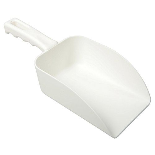 Limpiado Handschaufel Futterschaufel Mehlschaufel mit ergonomischen Griff und Hängeloch HACCP IFS Lebensmittelecht aus Polypropylen 120°C Hitzebeständig in 11 Farben (500 ml, 750 ml und 1000 ml) von Limpiado