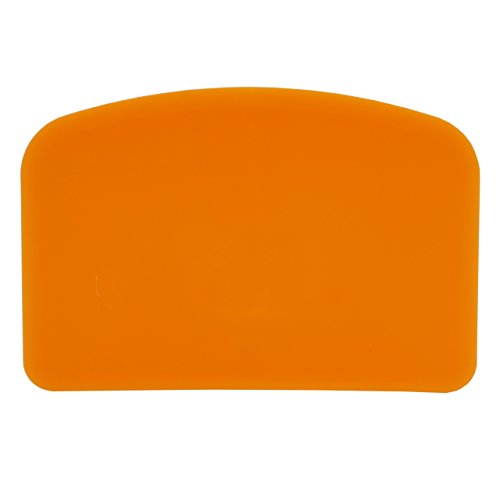 Limpiado Schaber Schlesinger Standart Teigschaber Teigspachtel aus flexiblem Polypropylen HACCP IFS lebensmittelecht 120°C Hitzbeständig (Maße: 146 x 98 x 1,65 mm) von Limpiado