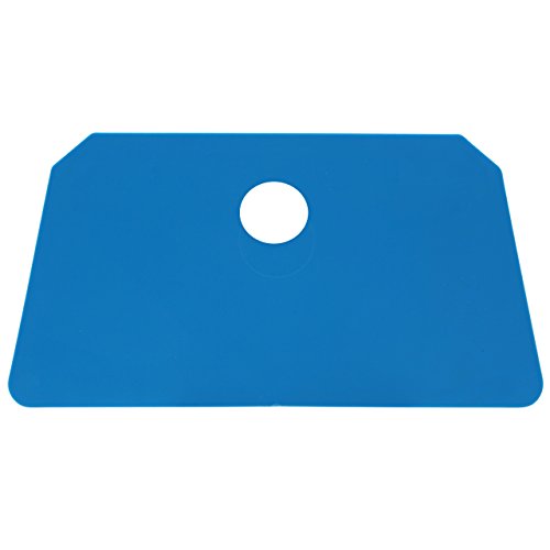 Limpiado Schaber Schlesinger Teigschaber Trapezform mit Fingerloch HACCP IFS Lebensmittelecht aus Polypropylen 80°C Hitzebeständig -30°C Kältebeständig in 11 Farben (230 x 118 x 2 mm) von Limpiado