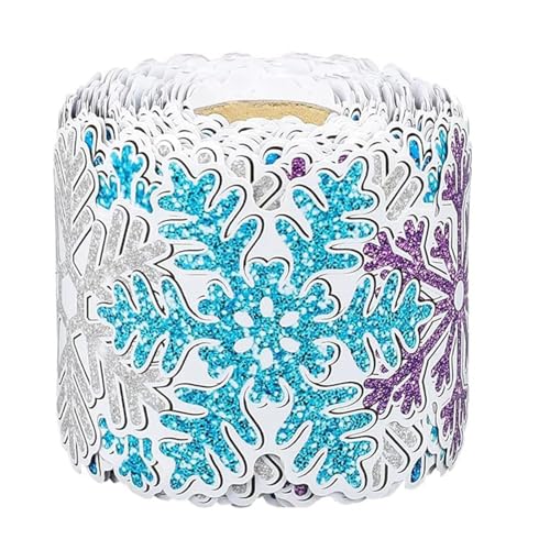 10 m gewellte Pinnwand-Bordüre, Schneeflocken-Bordüre, Aufkleber für Klassenzimmer-Dekoration 10 m gewellte Pinnwand-Bordüre, Schneeflocken-Bordüre, Aufkleber für Klassenzimmer-Dekoration von Limtula