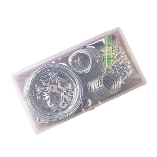 105 Stück praktische Fotoaufhänger Professionelles Metallwerkzeug zum Aufhängen von Bildern, Fotorahmen, Aufhängesets mit Schrauben 105 Stück praktische Fotoaufhänger Professionelles Metallwerkzeug zum Aufhängen von Bildern, Fotorahmen, Aufhängesets mit Schrauben von Limtula