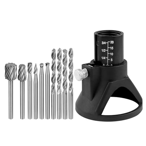 11-teiliges Holzbearbeitungs-Locator mit Fräsen, Bohrer-Set, rotierende Gravur, elektrische Schleifmaschine, Halter 11-teiliges Holzbearbeitungs-Locator mit Fräsen, Bohrer-Set, rotierende Gravur, elektrische Schleifmaschine, Halter von Limtula