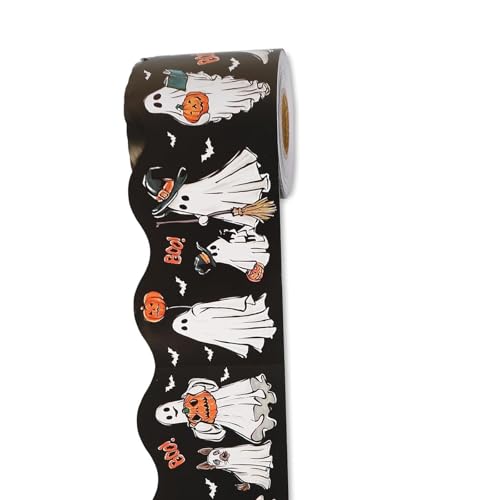 18 m Pinnwand-Bordüre, Halloween-Bordüre, Wandaufkleber, für Klassenzimmer, Notiztafel, Whiteboard, Pinnwand, Bordüren 18 m Pinnwand-Bordüre, Halloween-Bordüre, Wandaufkleber, für Klassenzimmer, Notiztafel, Whiteboard, Pinnwand, Bordüren von Limtula