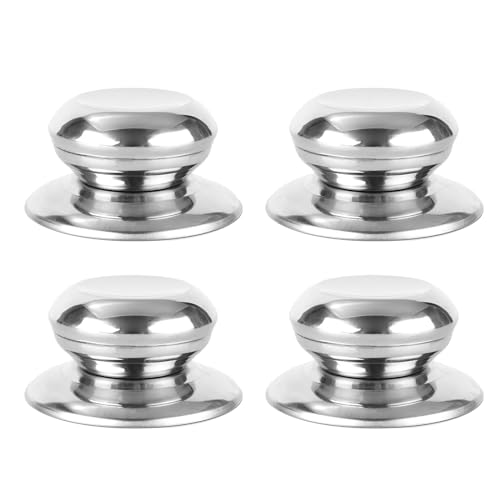 2/4 Stück Kochgeschirr-Deckelknopf Kochgeschirr-Deckelknopf Hilfsgriff Kochgeschirr Handgriff für Glasdeckel von Limtula