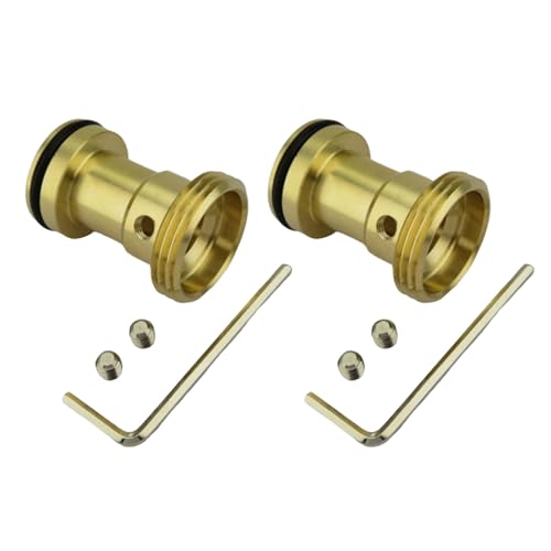 2 x Badewannen-Auslauf-Adapter, Ersatzumsteller-Reparatur-Kits, Metall, RP33794, Adapter, dauerhafter Wannenauslauf, Umsteller, Reparatur-Kits von Limtula