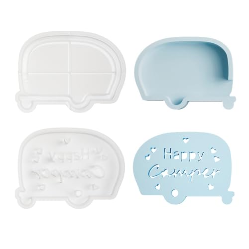 2pcs Spielzeugbus Silikon Kerzenständer Formen Für Epoxidharz Kerzenhalter Teelicht Ständer von Limtula