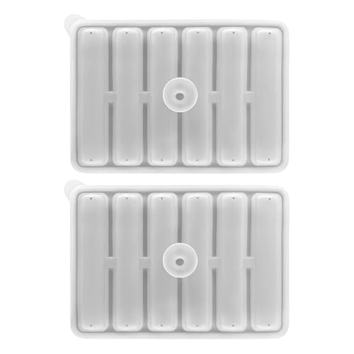 2pcs Zylinder Form ICES Cube Tablett Einfach Loslassen Ices Cube Formen Lebensmittelqualität Silikon Ices Maker Schimmel Leicht Sauber von Limtula