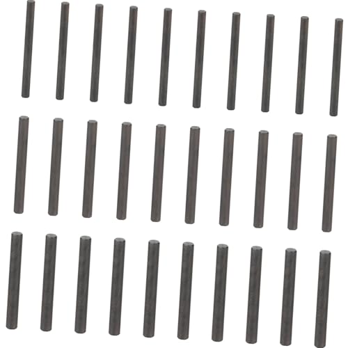 30 Pcs Hartholz Gerilligte Stecker Schrankschublade Runde Flut Handwerksdübelstifte 8/10/12mm Bastel Dulhelstangen Stangen Holzbearbeitung Werkzeug von Limtula