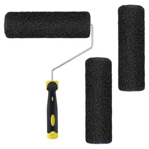 3PCS Lackwalzen Set Enthält 9 Zoll Trockenbauwände Zusammengesetzte Walzen Und Rahmentragabbetrag Für Wand Und Deckenbetreuung Die Gemäldeversorgungen Vorliegen von Limtula
