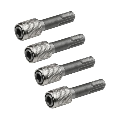 4 Stück Adapter Sechskantschaft Bohrerhalter Adapter für verschiedene Bohrwerkzeug Schnelle Umwandlung in Häusern Renovierungen von Limtula
