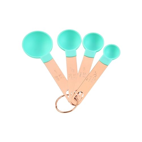 4 Stück Edelstahl Messlöffel Gewürzlöffel Backwaage Messlöffel/Becher Set Multifunktionale Messlöffel von Limtula