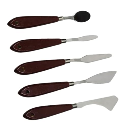 5 PCs Palette Schaber Malerei Werkzeug Palette Schaber Set Malerei Spatel Set Für Leinwand Acrylmalerei 5 PCs Palette Schaber Malerei Werkzeug Palette Schaber Set Malerei Spatel Set Für Leinwand Acrylmalerei von Limtula
