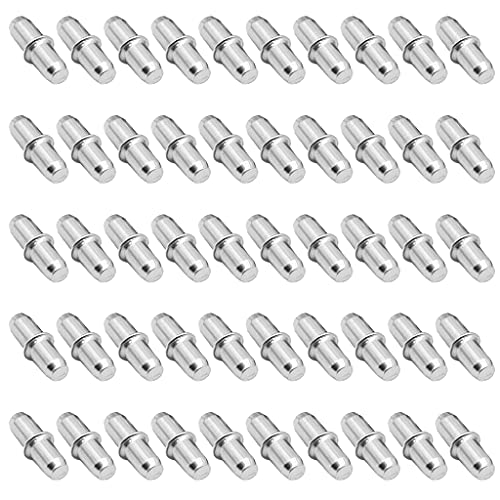 50 Stück Regalstifte Wandschichtbrett Stiftbefestigungsteile Stützstifte Bolzen Stifte Schrank Möbel Schrank 50 Stück Regalstifte Wandschichtbrett Stiftbefestigungsteile Stützstifte Bolzen Stifte Schrank Möbel Schrank von Limtula
