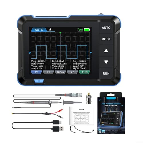 5MSA/S Probenahmeberechnungsrate Oszilloskop Taschensignale Generator Typ C Wiederaufladbare 1-MHz Bandbreite Inklusive 1000-mAh Batterie 5MSA/S Probenahmeberechnungsrate Oszilloskop Taschensignale Generator Typ C Wiederaufladbare 1-MHz Bandbreite Inklusive 1000-mAh Batterie von Limtula