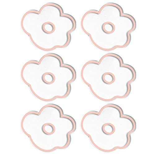 6 Stück/Set Acryl-Blumen-Untersetzer, Wärmedämmung, Platzset, Teetasse, Getränkehalter von Limtula