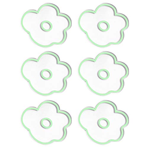 6 Stück/Set Acryl-Blumen-Untersetzer, Wärmedämmung, Platzset, Teetasse, Getränkehalter von Limtula