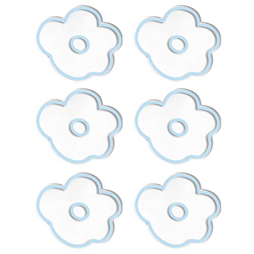 6 Stück/Set Acryl-Blumen-Untersetzer, Wärmedämmung, Platzset, Teetasse, Getränkehalter von Limtula