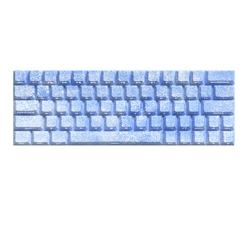 64/74 Ice Blue Original Height Keycaps Side Print Backlit Dye Sublimations Keycap For Mechanical Keyboards 64/74 Ice Blue Original Height Keycaps Side Print Backlit Dye Sublimations Keycap For Mechanical Keyboards von Limtula