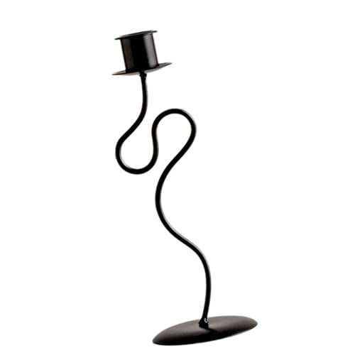 Artistic Twisted Designs Ständer Abnehmbarer Eisenhalter Kegelleuchter für Wohnzimmer oder Esstisch von Limtula