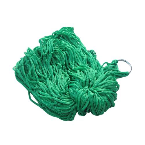 Einzelnes Freizeit-Hängebett für Outdoor-Camping-Ausrüstung, Outdoor, bequeme Hängematte, Außen-Nylon-Netz-Seil-Hängematte von Limtula