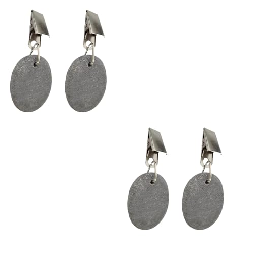 Elegante Marmor-Tischdeckenhalter, Tropfenform, dekorative Gewichte, geeignet für Heimdekoration und Veranstaltungen im Freien, dekorative Tischdeckenklammern, 4 Stück von Limtula