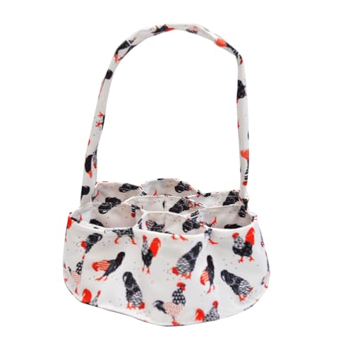 Limtula Fashion Print Canvas Eggs Collection Baghalter Korb Mit Gepolstertem Boden Für Hühnchen Und Enteneier Zuhause Und Bauernhöhe Gebrauch Geflügelversorgung von Limtula