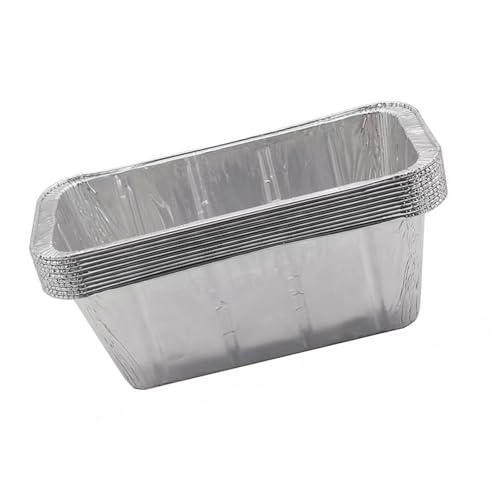 Fettauffangschalen aus Aluminiumfolie, Fettauffangbehälter für Outdoor-Kochen, 30 Stück von Limtula
