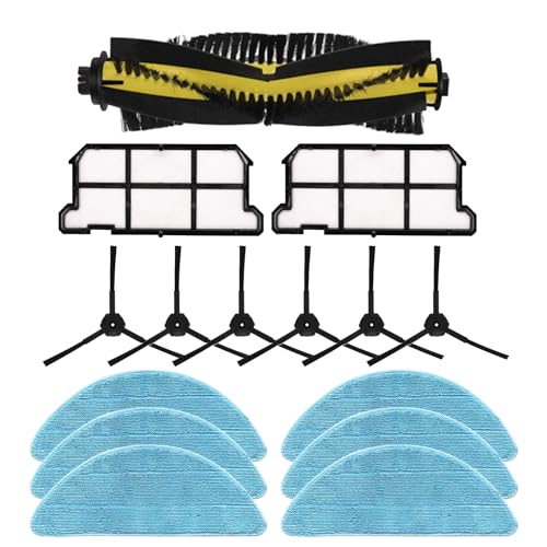 Filter Kehrroboter Seitenbürsten Kehrroboter Wischmopp Pad Ersatzteil für V7S Roboter-Staubsaugerfilter Ersatz von Limtula