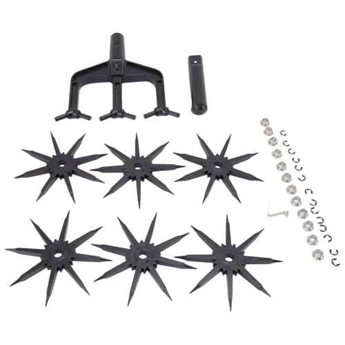 Garten-Boden-Vertikutierer Drehgrubber Rasenaufreißer 2-in-1 belüftete Pinne für effizienten Bodenpflügen Kultivator Garten-Boden-Vertikutierer Drehgrubber Rasenaufreißer 2-in-1 belüftete Pinne für effizienten Bodenpflügen Kultivator von Limtula