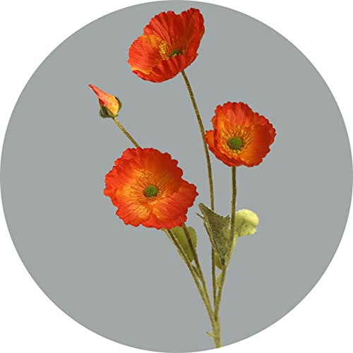 Künstliche Blume, Seidenmohnblumen, für Heimdekoration, Blumenstrauß, Hochzeit, Party, handgefertigt, glatt, fühlt sich an Künstliche Blume, Seidenmohnblumen, für Heimdekoration, Blumenstrauß, Hochzeit, Party, handgefertigt, glatt, fühlt sich an von Limtula