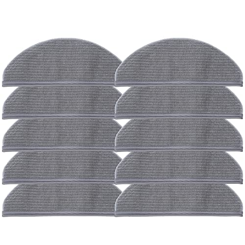 Limtula 10 Stück Faser Ersatztuch Wischmopp Lappen Mop Reinigungsköpfe Pad Kehrroboter Zubehör für RoboVac Pads waschbar Limtula 10 Stück Faser Ersatztuch Wischmopp Lappen Mop Reinigungsköpfe Pad Kehrroboter Zubehör für RoboVac Pads waschbar von Limtula