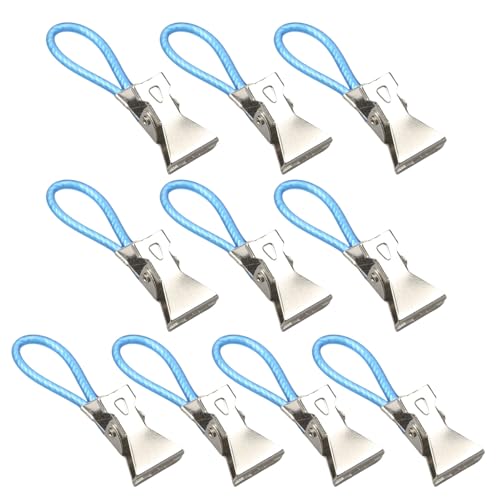 Limtula 10 Stück praktische stabile Metall-Handtuch-Clips Set mit 10 Stück für Küche, Badezimmer und Camping Haushalt Limtula 10 Stück praktische stabile Metall-Handtuch-Clips Set mit 10 Stück für Küche, Badezimmer und Camping Haushalt von Limtula
