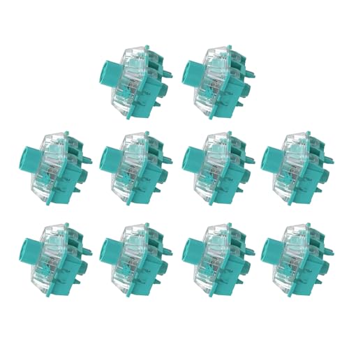 Limtula 10pcs Green Dragon Gaming Schalter Mit Farblicht 50 Millionen Tastenanschlägen Hohe Haltbarkeit Für Programmierer Und Schreibkräfte Limtula 10pcs Green Dragon Gaming Schalter Mit Farblicht 50 Millionen Tastenanschlägen Hohe Haltbarkeit Für Programmierer Und Schreibkräfte von Limtula