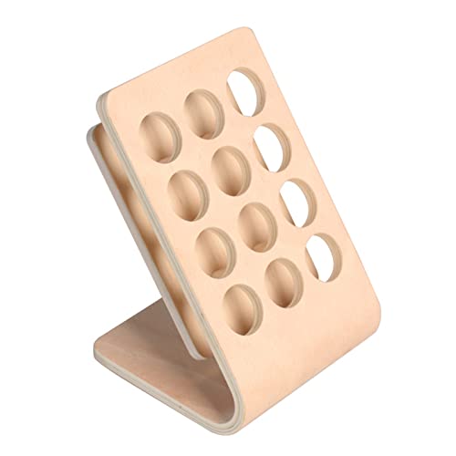 Limtula 12 Löcher 15 Ml Hölzerner Flaschenständer Ätherische Öle Polnischen Lagerregalhalter von Limtula