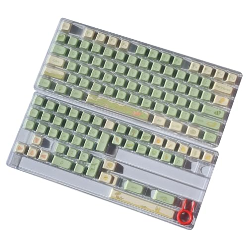 Limtula 123Keys Keycaps Sublimated Green Flower Thema Für Mechanische Tastaturen Wasserdicht Limtula 123Keys Keycaps Sublimated Green Flower Thema Für Mechanische Tastaturen Wasserdicht von Limtula