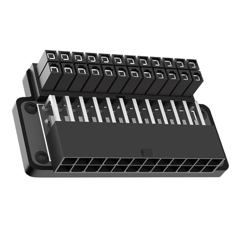 Limtula 24 Pin Male Zu Weibliche Stromversorgungsadapter 90 Grad Motherboardverbindung Für Desktop PC von Limtula