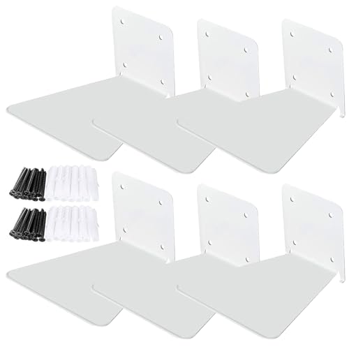 Limtula 3xFloating Book Bookshelf Raste Metall Regale Wandmontierte Buchhalter Multifunktional Küche Aufbewahrung von Limtula