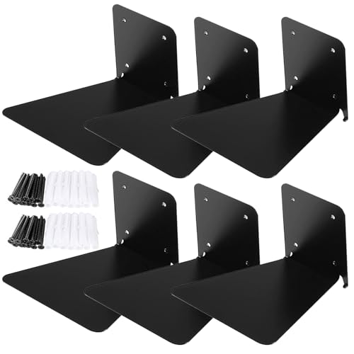 Limtula 3xFloating Book Bookshelf Raste Metall Regale Wandmontierte Buchhalter Multifunktional Küche Aufbewahrung von Limtula