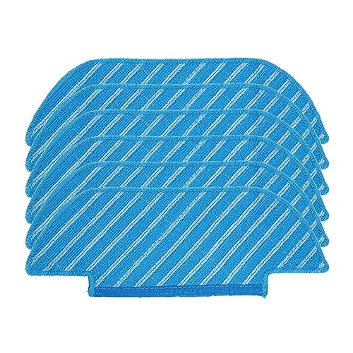 Limtula 4/6 Stück Roboter-Staubsauger-Mopp-Reiniger, Wischpads, Tuch, Ersatz für K720 DK33 DK35 Kehrmaschine, leicht zu reinigende Robotererersatzteile von Limtula