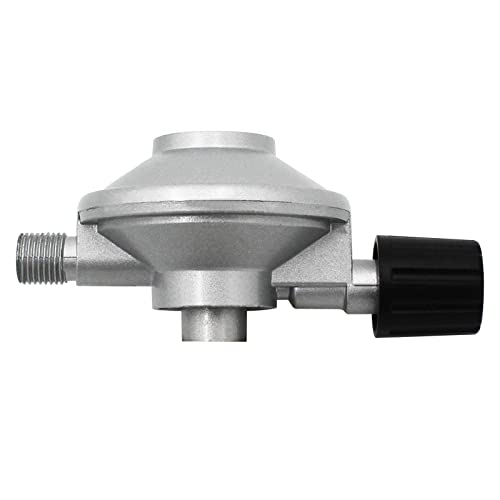 Limtula 7/16 Zoll Gewinde Propangasregler Steuerung für Niederdruckregler für Camping BBQ Grill Druck Adjusta Camping Adapter von Limtula