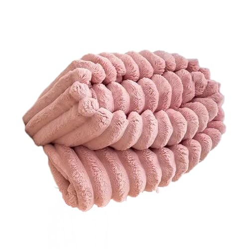 Limtula Dicke, warme Plüschdecke, flauschige Decke, Kunstfell-Überwurf, Decke mit 3D-Streifen-Designs für Sofa, Schlafzimmer, Plüschdecke Limtula Dicke, warme Plüschdecke, flauschige Decke, Kunstfell-Überwurf, Decke mit 3D-Streifen-Designs für Sofa, Schlafzimmer, Plüschdecke von Limtula