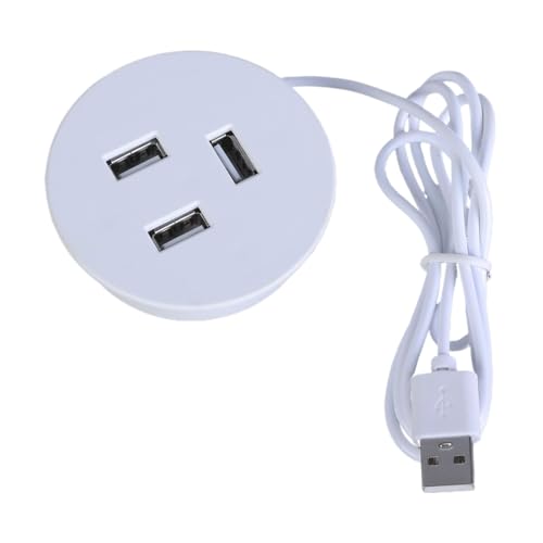 Limtula Eingebetteter Desktop USB Mann Zu 3 USB Ladeadapter Erweiterungskabelmobil Tisch Sofa Versteckt Schneller Ladekabelanschluss von Limtula